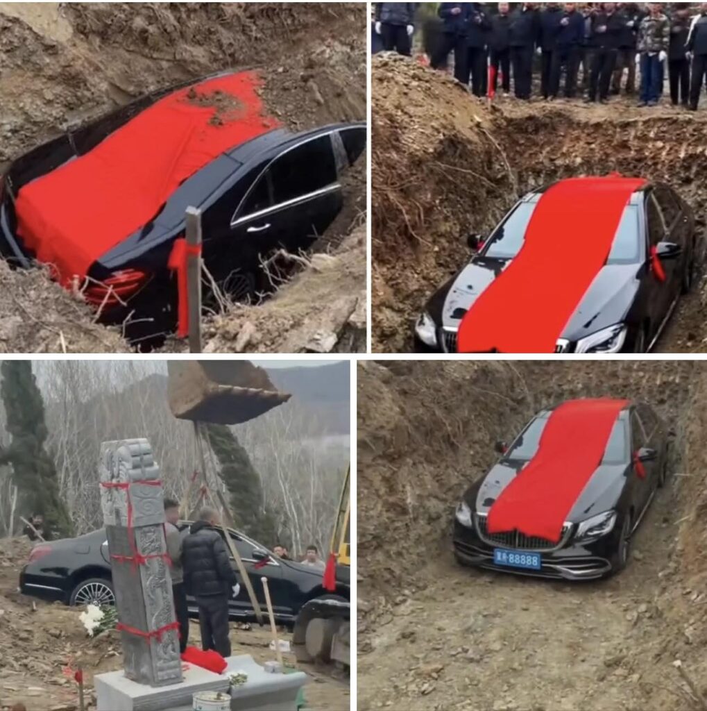 Luxury Car Collector Buried With Mercedes in Liaoning